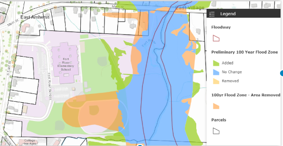 New Flood Map for Fort River