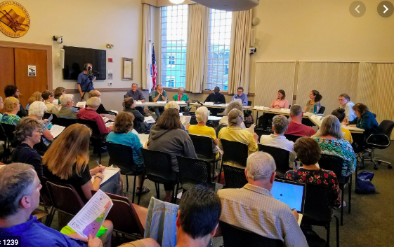 Amherst Charter Commissioin hearing
