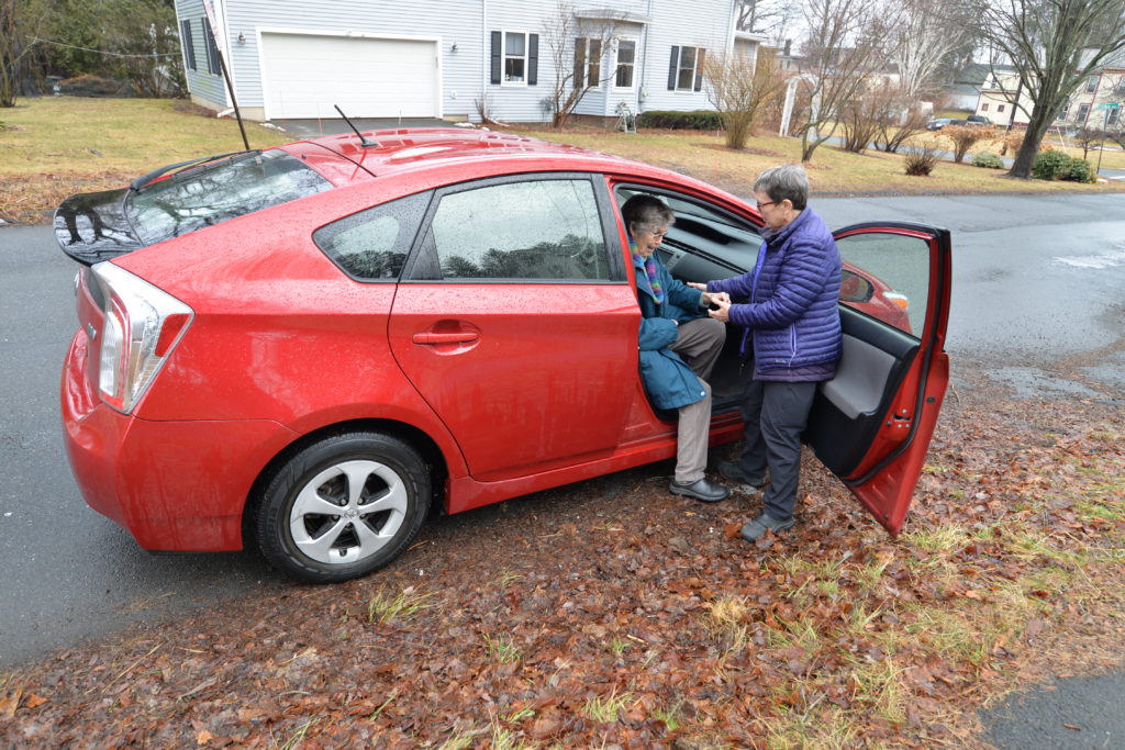 Audrey-and-Linda-Car