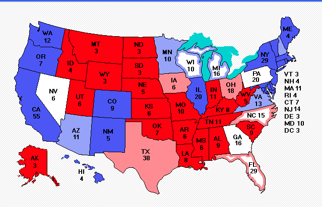 electoral map