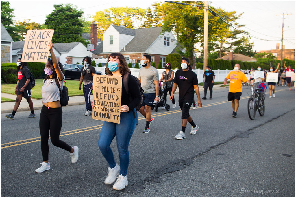 defund the police. protest