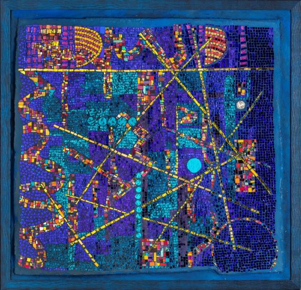 Isabel Margolin’s Abstract Mosaics At Hope And Feathers Gallery
