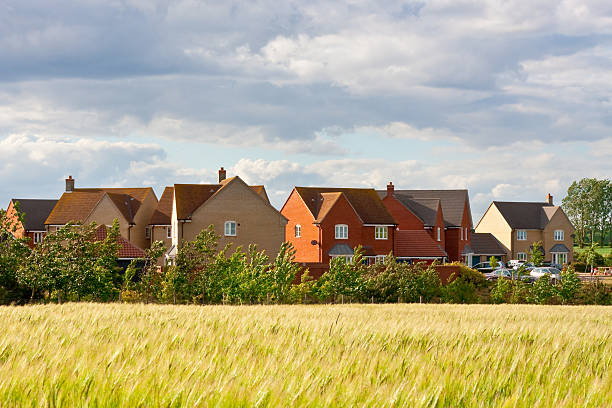Modern housing in Suffolk, UK