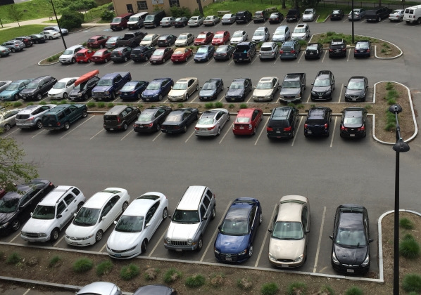 parking at UMass