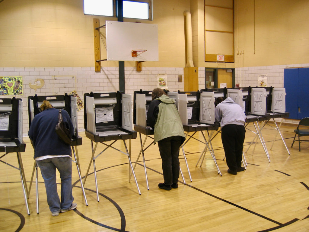 VOTING AT CROCKER FARM