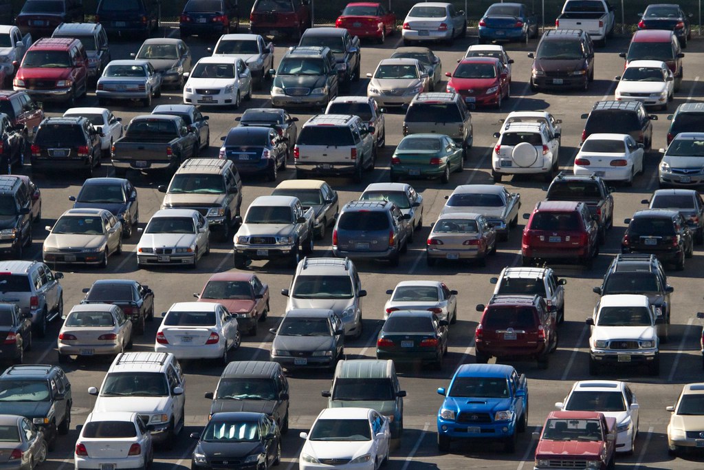 cars. parking lot
