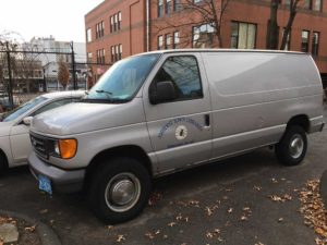 Aging Jones Library Van