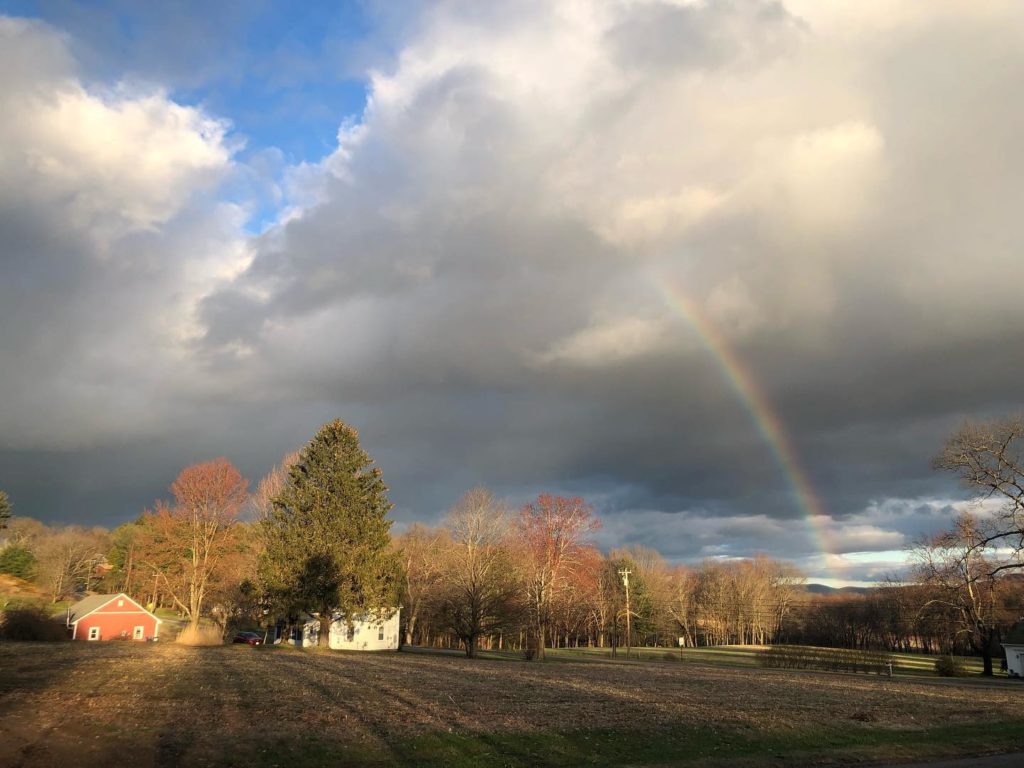 farm. rainbow