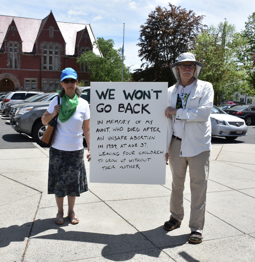 Amherst Residents Stand Out To Support Abortion Rights