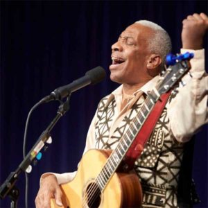 Folksinger and activist Reggie Harris