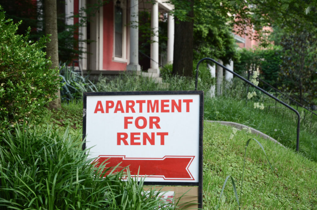 Rental Sign. For rent