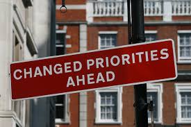 changed priorities