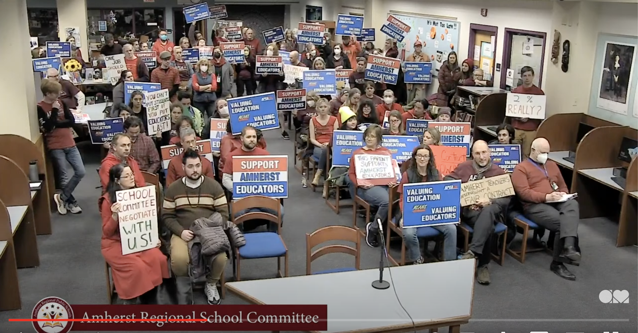 Educators Plead For Resumption Of Contract Negotiations At School Committee Meeting