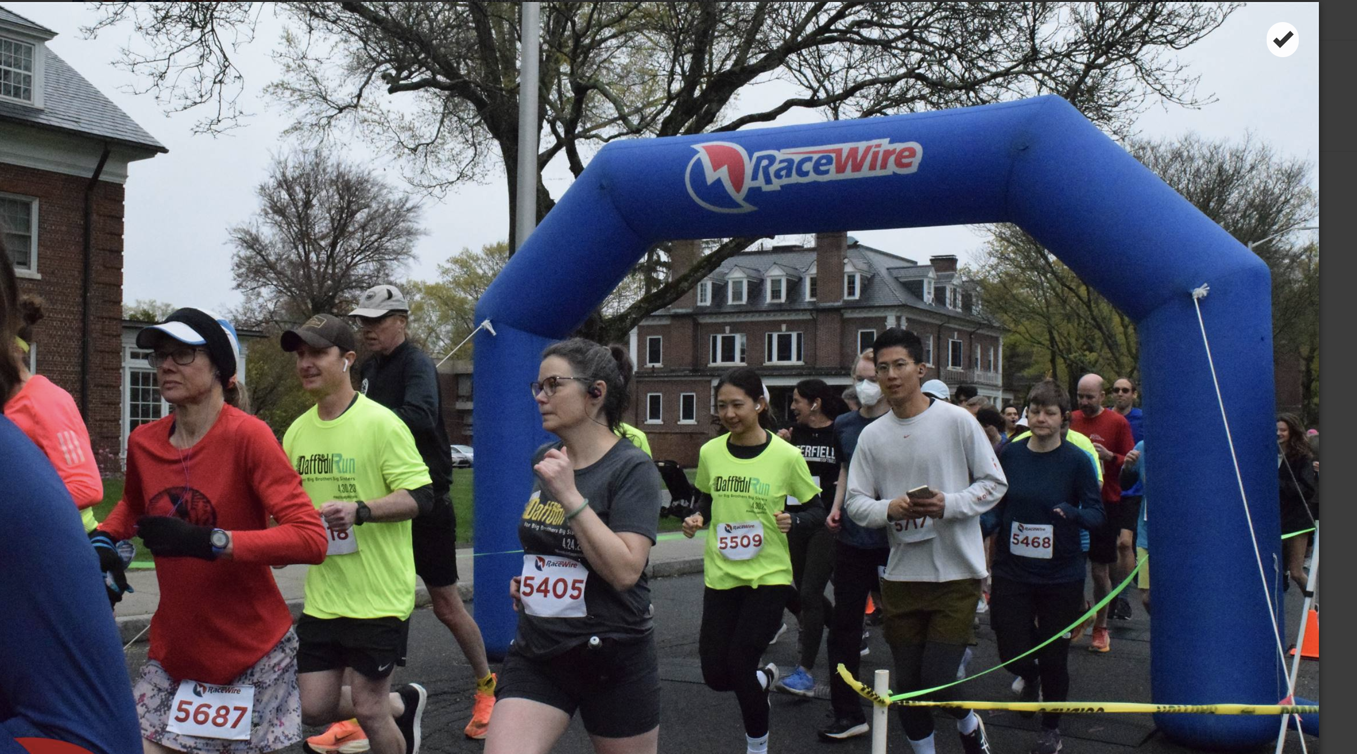 Runners Brave Cold And Damp To Support Big Brothers Big Sisters