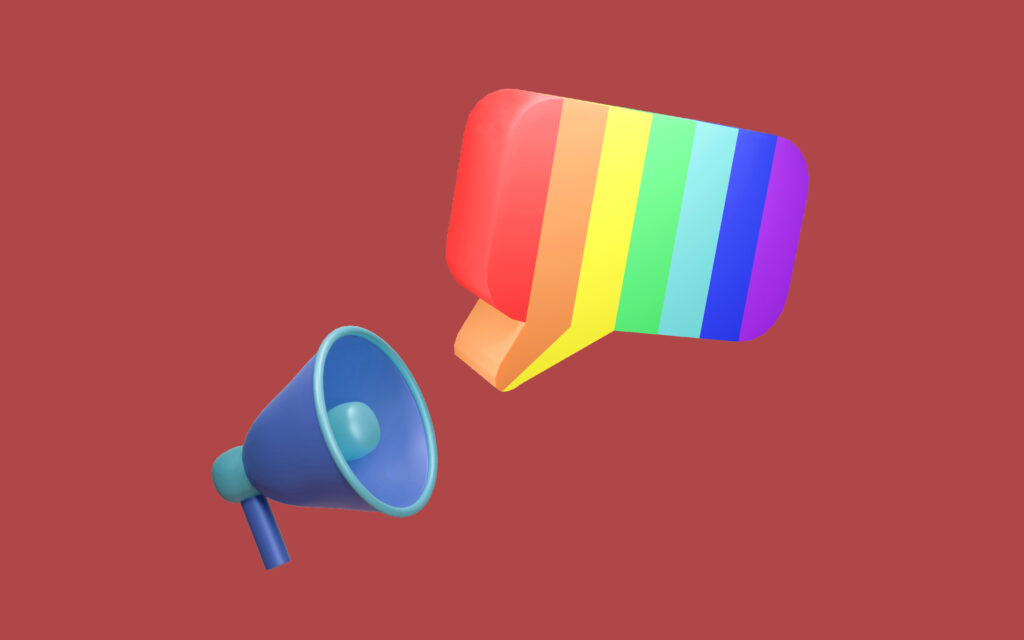 gay shout. LGBTQ