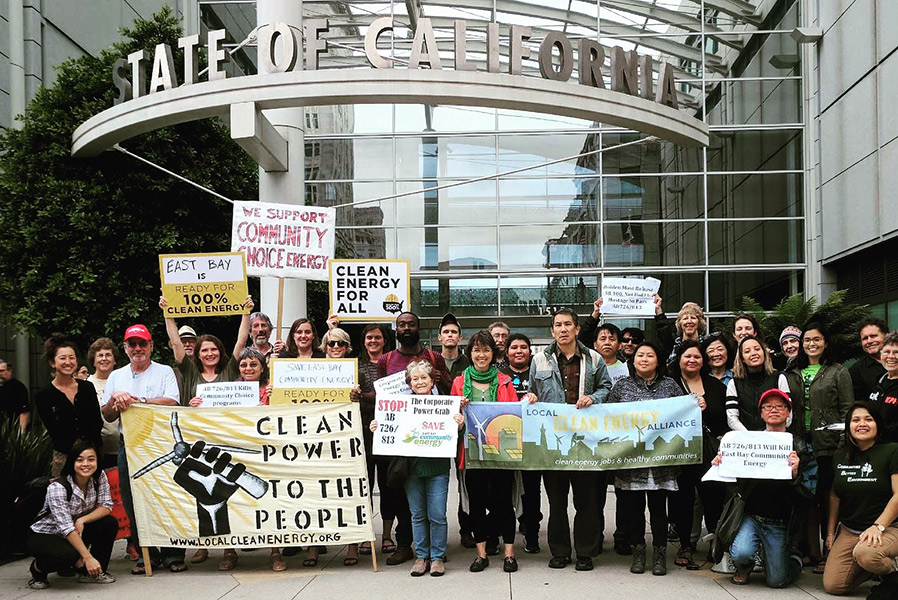 California Energy Democracy Organizer Addresses Local Energy Advocates