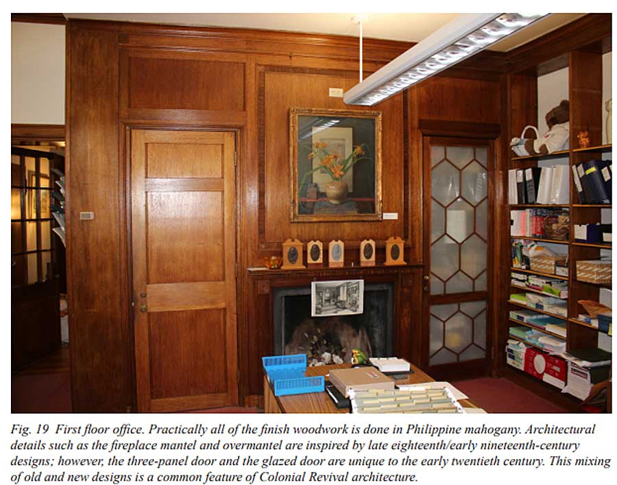 Historic  original Jones Library Director's office
