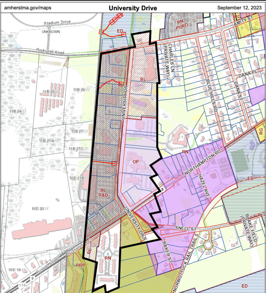 Planning Board Considers Overlay District on University Drive to Create