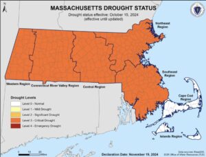 MA drought map