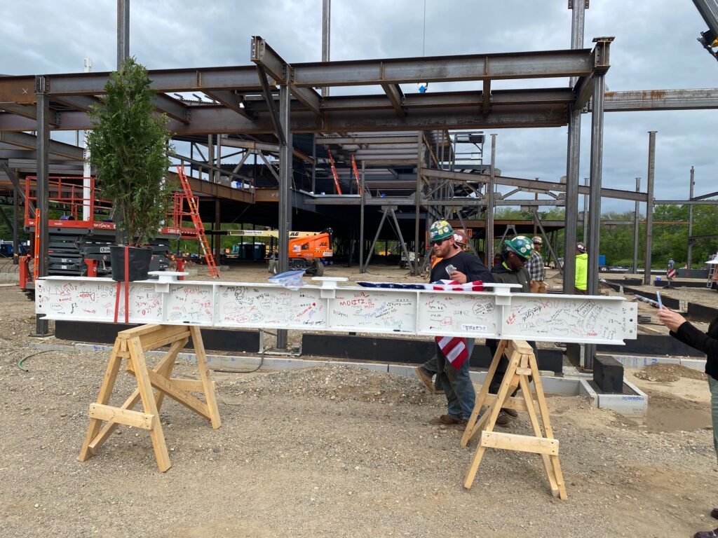 Topping Off Ceremony at New Elementary School Acknowledges Community Support