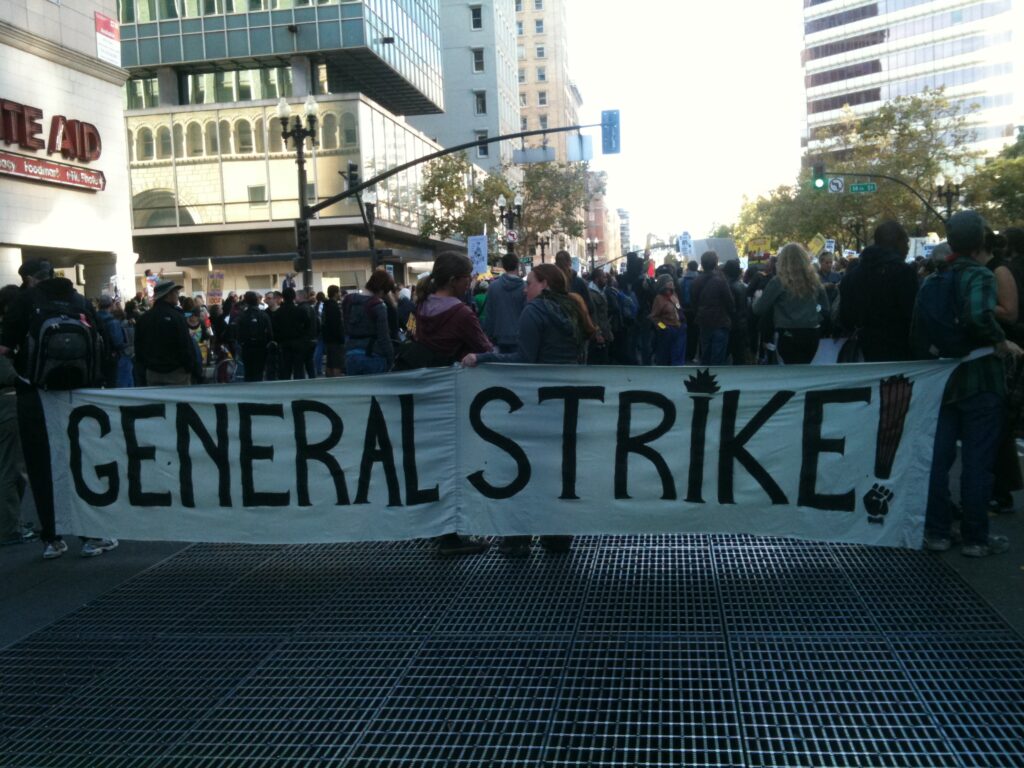 Oakland General Strike Occupy_Oakland_General_Strike_banner