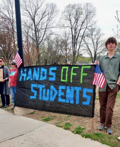 Photos of the Week: Hands off Our Students Standout at Kendrick Park