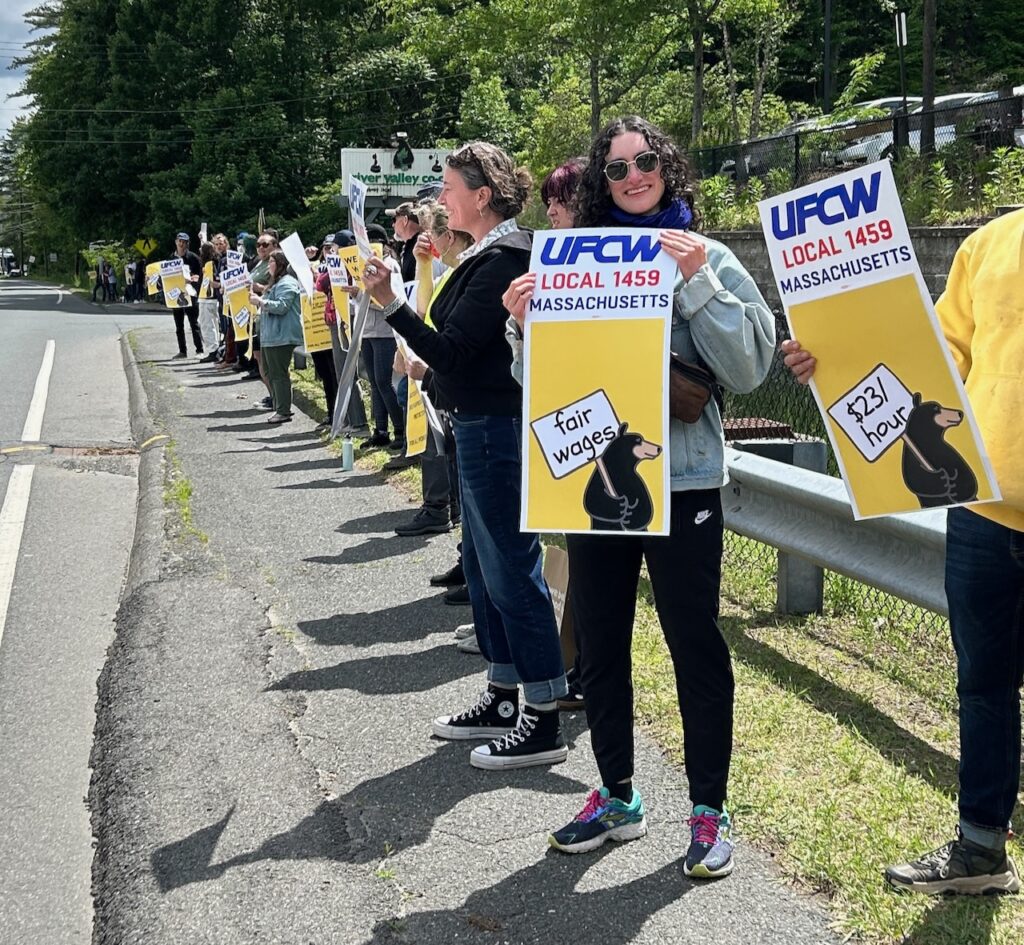 River Valley Co-op Workers Draw Strong Community Support at Informational Picket