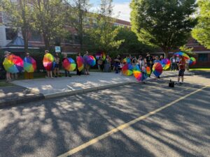 LGBTQ. protest
