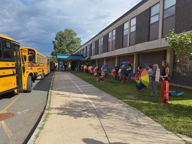 A Warm Welcome in Amherst for LGBTQIA+ Middle School Students on First Day