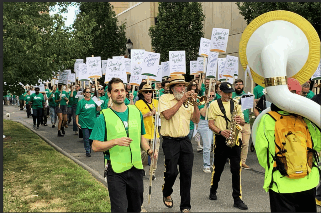 Labor Rally at UMass Demands Fair Pay, Full Staffing, and Protection from Discrimination