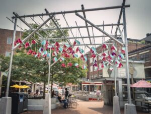 Art for the Public Good: UMass Amherst Team Brings Temperature-responsive Sculpture to Cambridge to Spotlight Extreme Heat Risks
