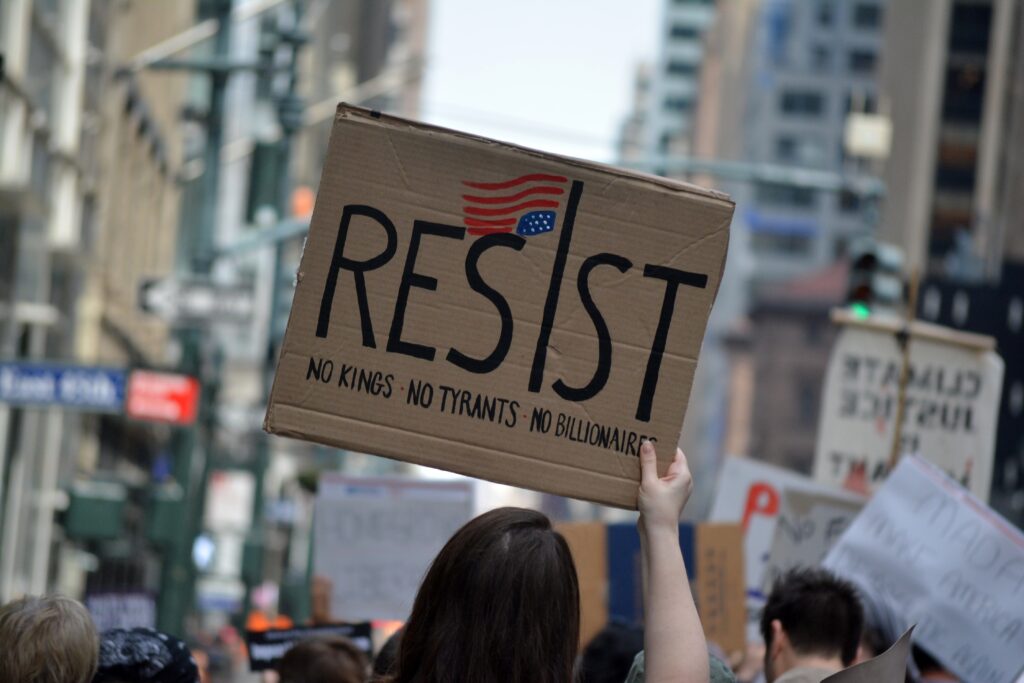 protest, resist