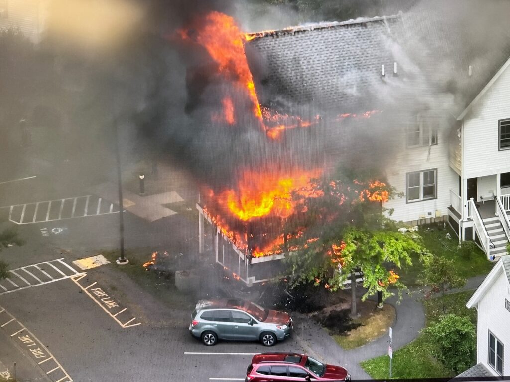 Fire at Olympia Place Apartments Displaces Six