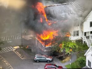 Fire at Olympia Place Apartments Displaces Six