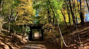 rail trail, tunnel
