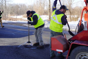 DPW Crew 2, road repair