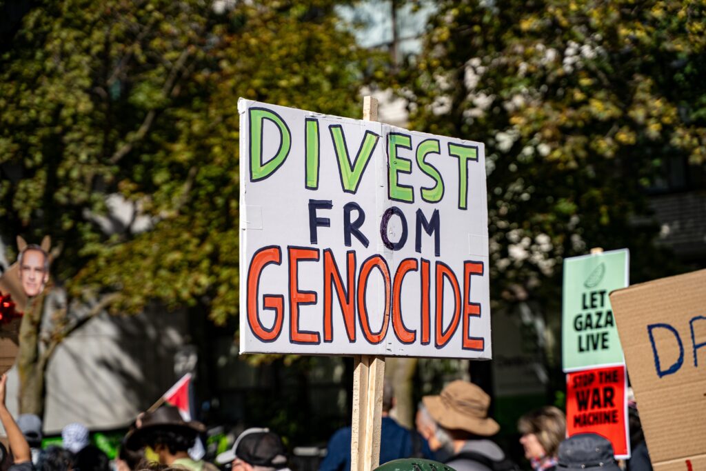 protest, divest, palestine, gaza