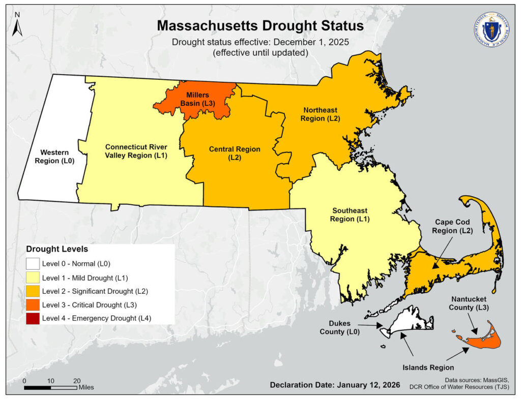 MA Drought Map 01-12-2026