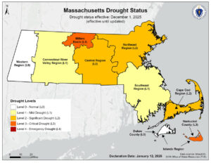 MA Drought Map 01-12-2026