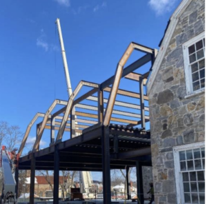 Jones Library Iron Beams