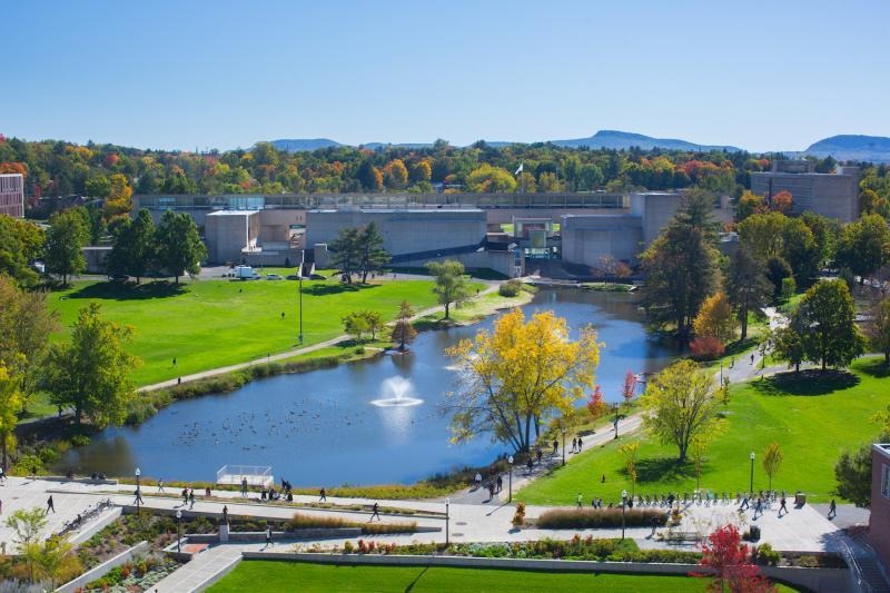 Umass campus pond