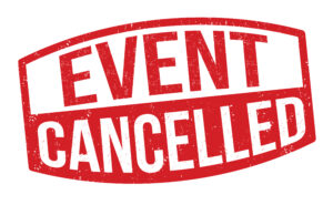 Event,Cancelled,Sign,Or,Stamp,On,White,Background,,Vector,Illustration