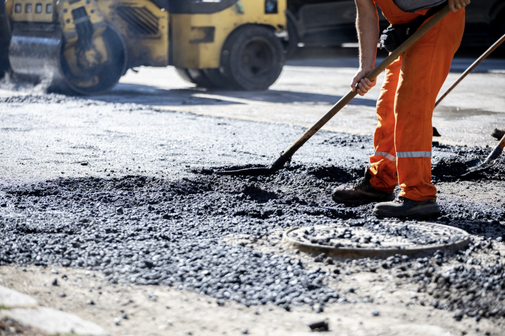 road repair,  construction