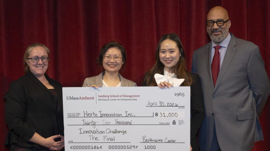 Four UMass Amherst Student Startups Share $65K in Annual Innovation Challenge Pitch Competition
