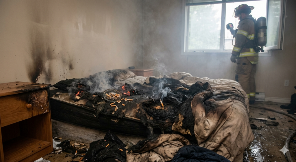 Careless Disposal of Smoking Materials Causes at Least Five Fires in Amherst Area