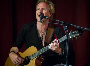 Folksinger Rupert Wates Headlines June PVFS Song & Story Swap