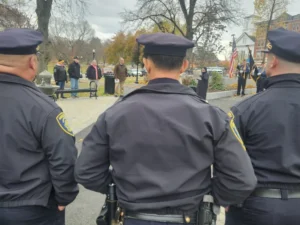 police on Amherst Common