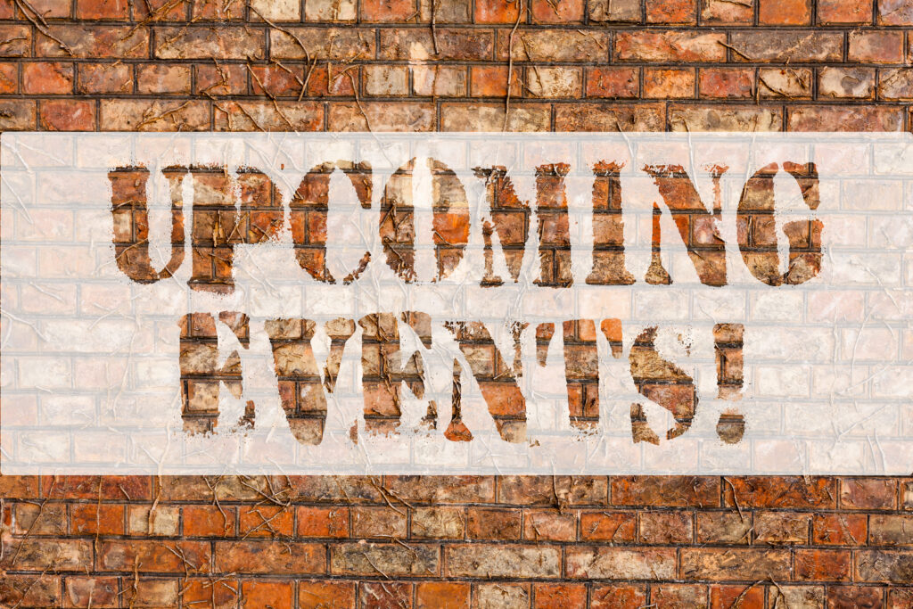 upcoming events