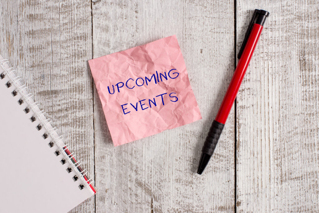 upcoming events