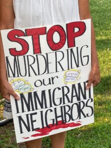 Amherst Protests Recent ICE Killings